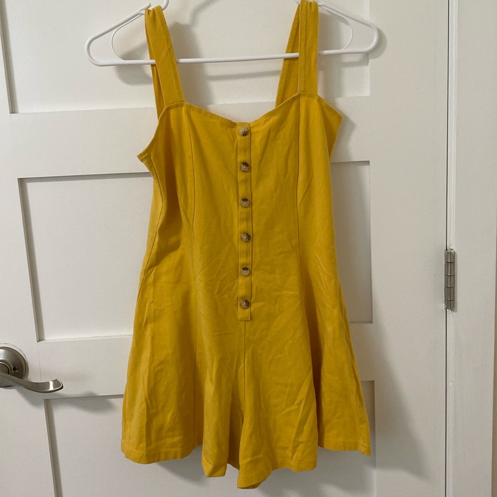 Forever 21 Yellow Small Romper